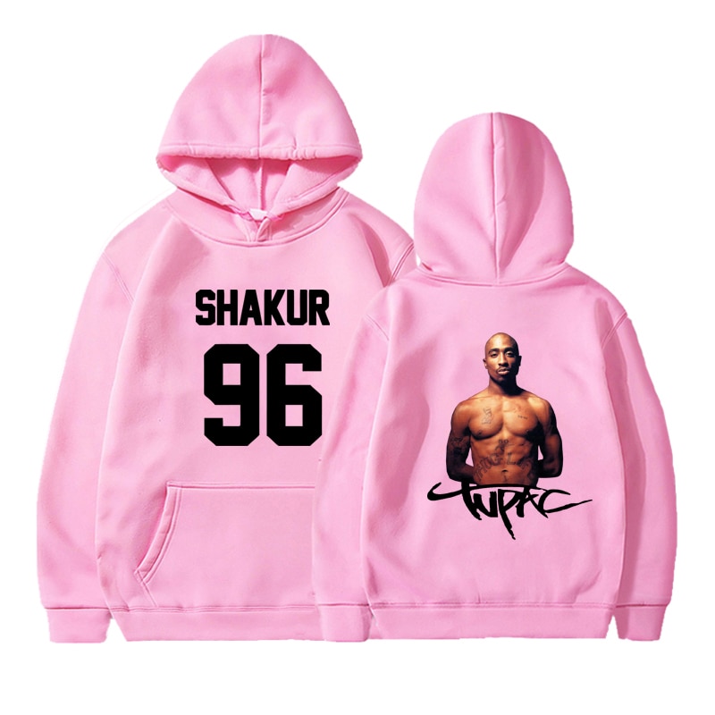 pink tupac moletom com capuz